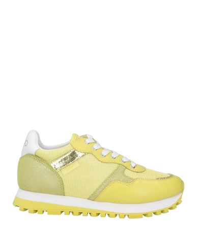 Liu •jo Woman Sneakers Light Yellow Size 11 Textile Fibers