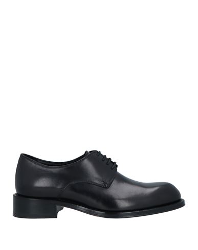 Shop Brioni Man Lace-up Shoes Black Size 8 Leather