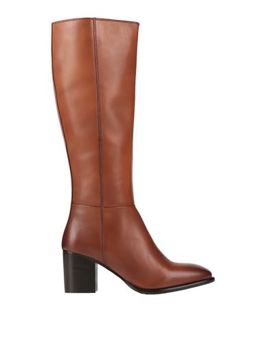 Shop Cafènoir Woman Boot Tan Size 8 Leather In Brown