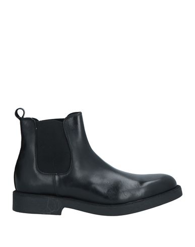 Cafènoir Man Ankle Boots Black Size 8 Leather