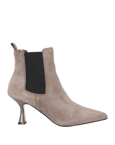 Cafènoir Woman Ankle Boots Dove Grey Size 8 Leather