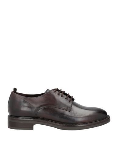 Cafènoir Man Lace-up Shoes Dark Brown Size 7 Leather