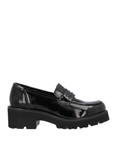Cafènoir Woman Loafers Black Size 8 Leather