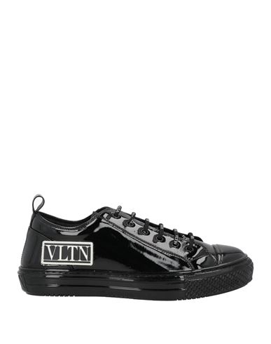Shop Valentino Garavani Woman Sneakers Black Size 11 Leather
