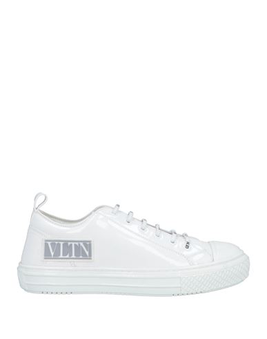 Shop Valentino Garavani Woman Sneakers White Size 11 Leather