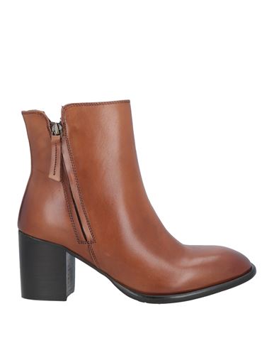 Cafènoir Woman Ankle Boots Tan Size 8 Leather In Brown