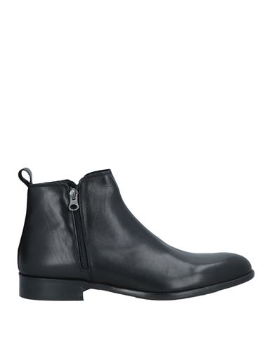 Cafènoir Man Ankle Boots Black Size 9 Leather In Multi