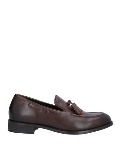 Cafènoir Man Loafers Dark Brown Size 9 Leather In Multi