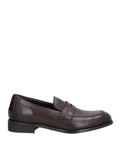 Cafènoir Man Loafers Dark Brown Size 9 Leather In Multi