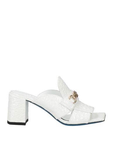 Shop Loriblu Woman Sandals White Size 8 Leather