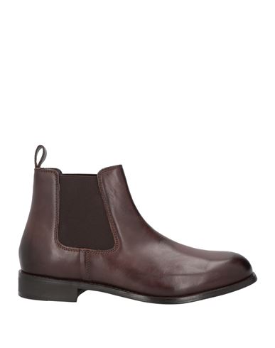Cafènoir Man Ankle Boots Cocoa Size 9 Leather In Brown