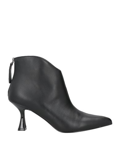 Shop Cafènoir Woman Ankle Boots Black Size 8 Leather
