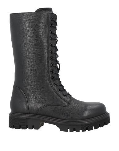 Cafènoir Woman Boot Black Size 8 Leather In Multi