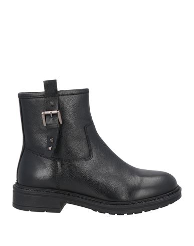 Cafènoir Woman Ankle Boots Black Size 8 Leather
