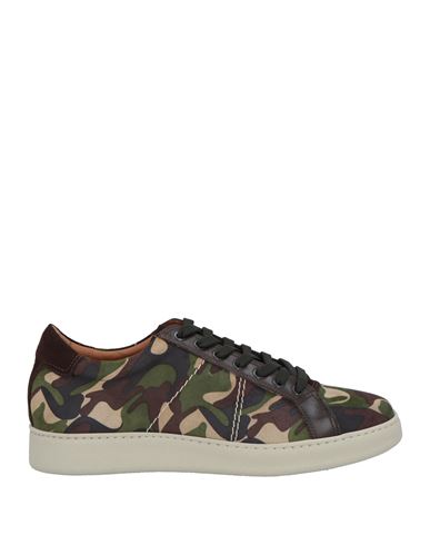 Shop Botti Man Sneakers Military Green Size 11 Leather