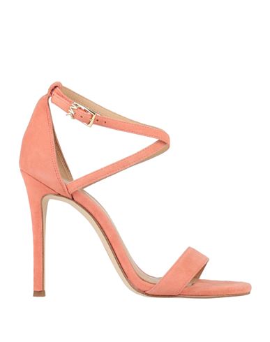 Shop Michael Michael Kors Woman Sandals Salmon Pink Size 8 Leather