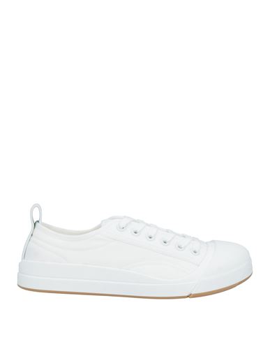 Bottega Veneta Woman Sneakers White Size 8 Textile Fibers