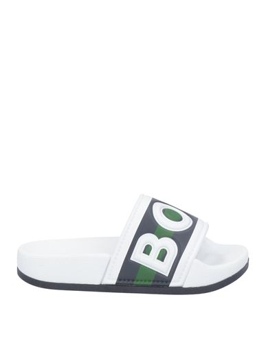 Hugo Boss Boss Toddler Boy Sandals Midnight Blue Size 10.5c Rubber In Blue