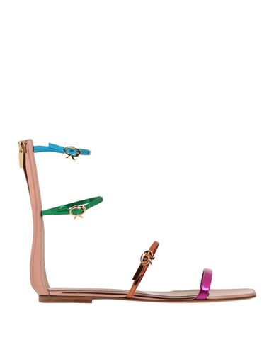 Gianvito Rossi Woman Sandals Fuchsia Size 6 Leather In Pink