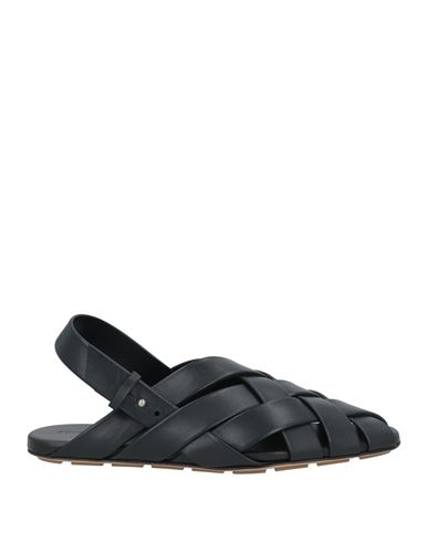 Shop Bottega Veneta Man Sandals Black Size 8 Calfskin
