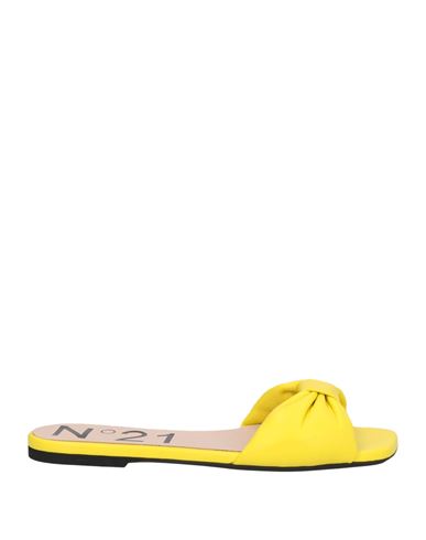 Shop N°21 Woman Sandals Yellow Size 7 Leather