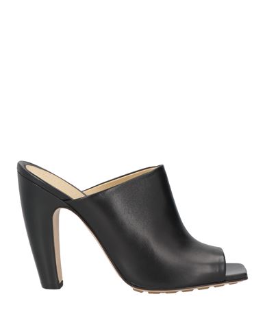 Bottega Veneta Woman Sandals Black Size 6.5 Leather