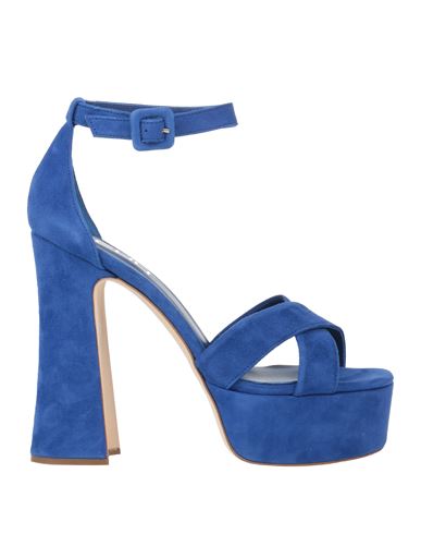 Shop Ncub Woman Sandals Bright Blue Size 8 Leather