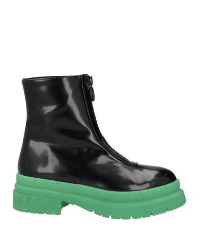 Shop Chiara Ferragni Woman Ankle Boots Black Size 8 Textile Fibers