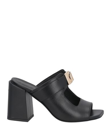 Shop Furla Woman Sandals Black Size 8 Calfskin
