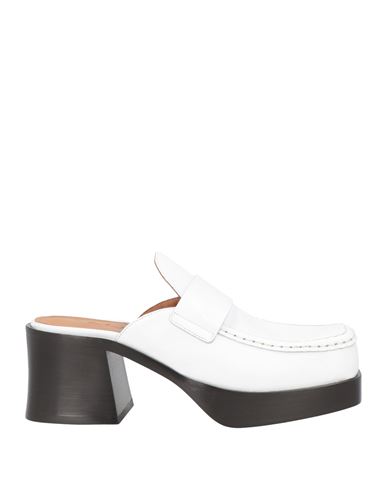 Shop Marni Woman Mules & Clogs White Size 8 Leather