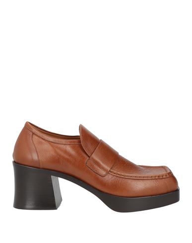 Marni Man Loafers Tan Size 7 Leather