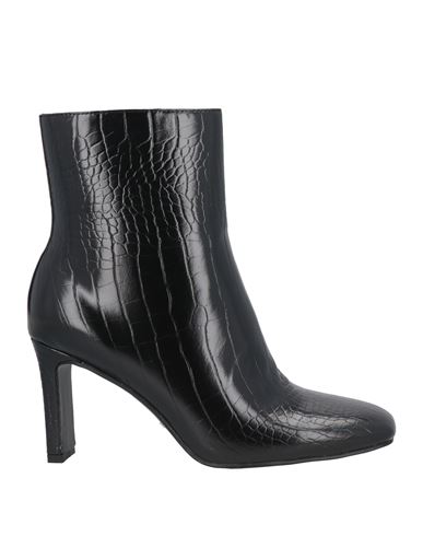 Shop Jijil Woman Ankle Boots Black Size 6 Textile Fibers