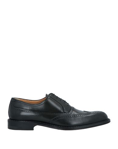 Shop A.testoni A. Testoni Man Lace-up Shoes Black Size 8 Calfskin