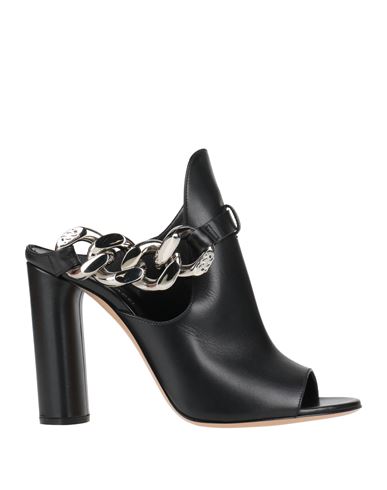 Shop Casadei Woman Sandals Black Size 6 Leather