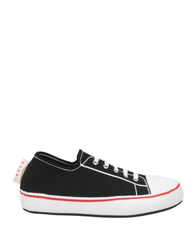 Shop Marni Man Sneakers Black Size 9 Textile Fibers