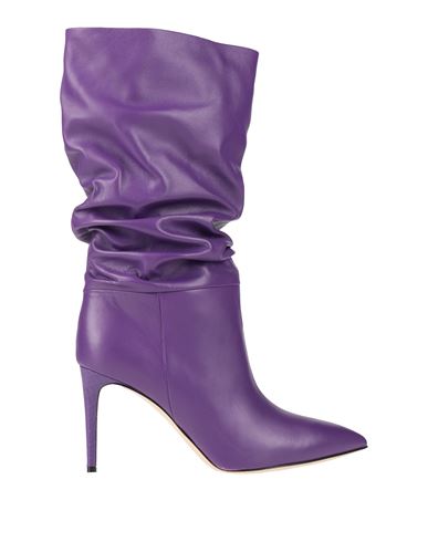 Shop Paris Texas Woman Boot Purple Size 8 Leather