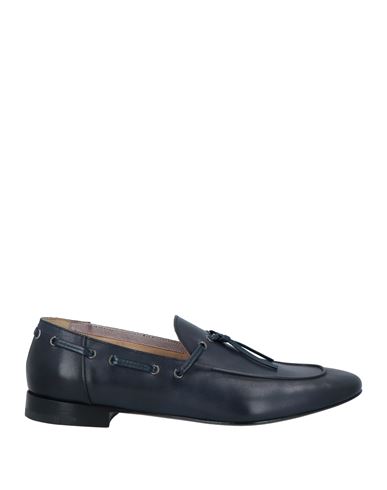 Shop Premiata Man Loafers Navy Blue Size 8.5 Leather