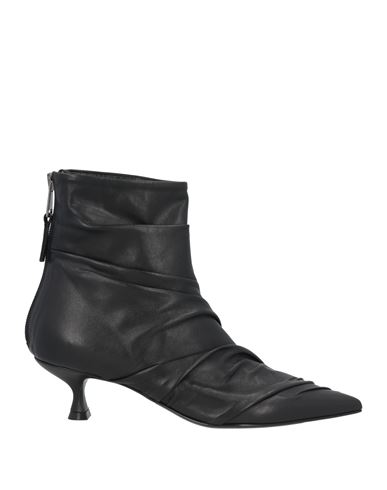 Shop Elena Iachi Woman Ankle Boots Black Size 6 Leather