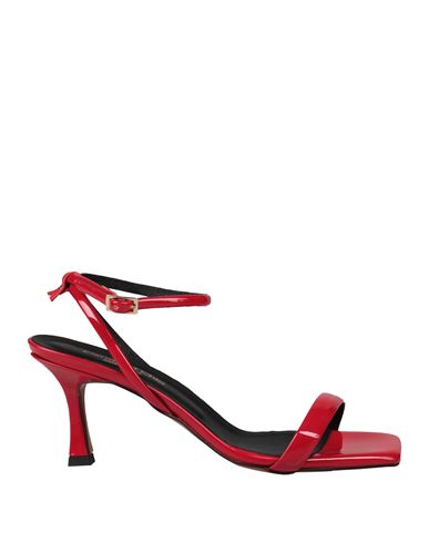Shop Elena Del Chio Woman Sandals Red Size 6 Leather