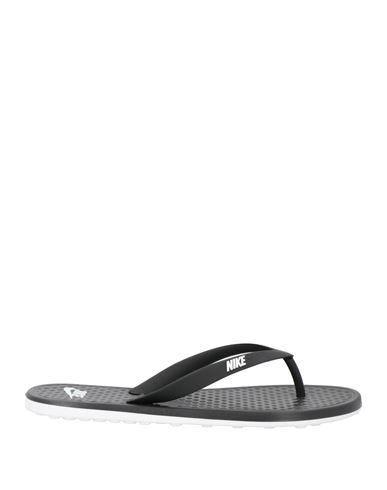 Shop Nike Woman Thong Sandal Black Size 8 Rubber