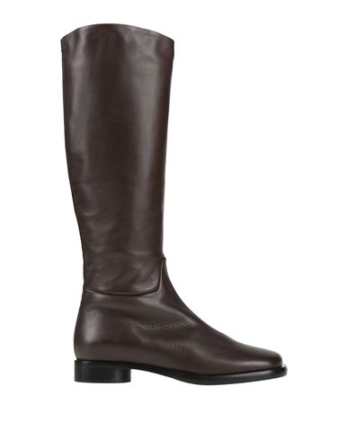 Shop Halmanera Woman Boot Dark Brown Size 8 Leather