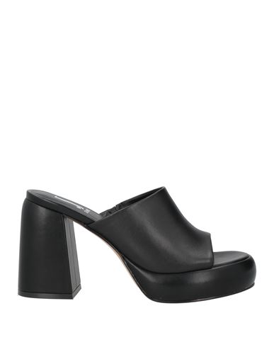 Shop Jeannot Woman Sandals Black Size 8 Leather