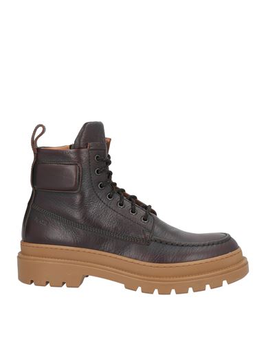 Fabi Man Ankle Boots Dark Brown Size 8.5 Calfskin