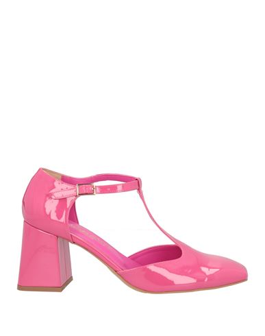 Shop Bottega Lotti Woman Pumps Fuchsia Size 11 Textile Fibers In Pink