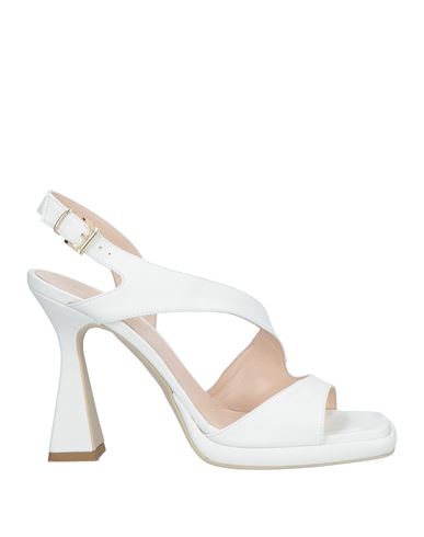 Shop Sergio Cimadamore Woman Sandals White Size 10 Leather