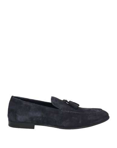 Shop Doucal's Man Loafers Midnight Blue Size 9 Leather