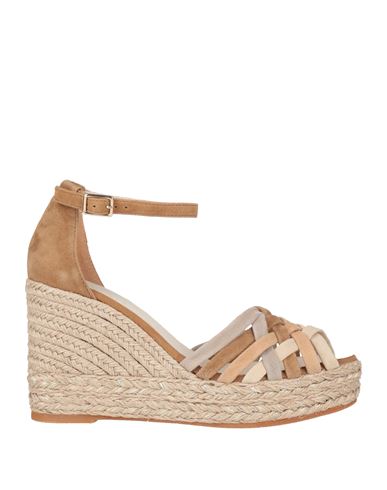 Shop Espadrilles Woman  Sand Size 10 Leather In Beige