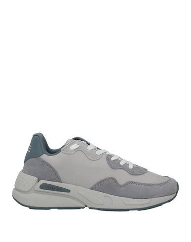 Shop Diesel Man Sneakers Lead Size 10 Polyamide In Grey