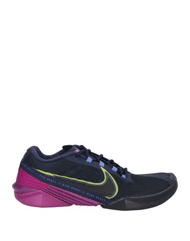 Shop Nike Woman Sneakers Midnight Blue Size 5 Textile Fibers