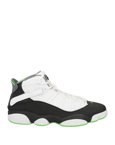 Shop Jordan Man Sneakers White Size 7 Leather, Textile Fibers